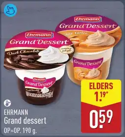 ALDI Ehrmann Grand dessert aanbieding