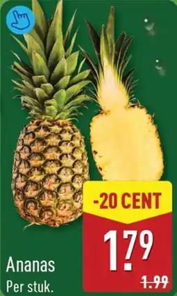 ALDI Ananas aanbieding