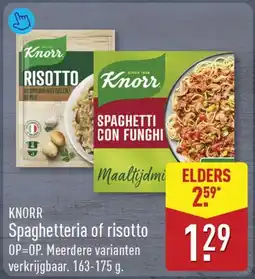 ALDI Knorr Spaghetteria of Risotto aanbieding
