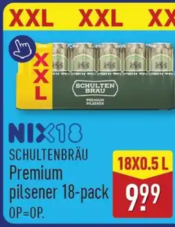 ALDI Schultenbräu Premium Pilsener aanbieding
