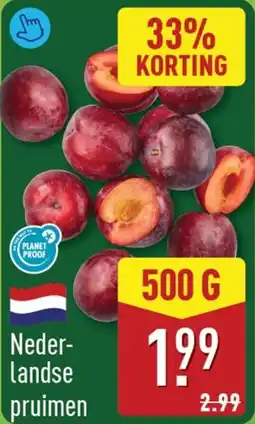 ALDI Nederlandse Pruimen aanbieding