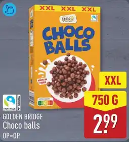 ALDI Golden Bridge Choco Balls XXL aanbieding