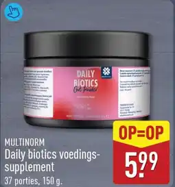 ALDI Multinorm Daily Biotics Voedings Ssupplement aanbieding