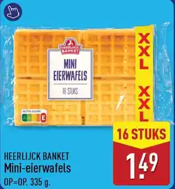 ALDI Heerlijck Banket Mini-Eierwafels aanbieding