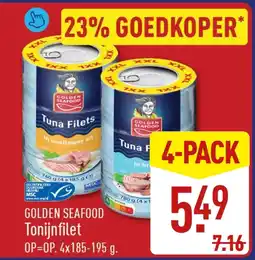 ALDI Golden Seafood Tonijnfilet aanbieding