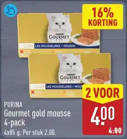 ALDI Purina Gourmet Gold Mousse aanbieding