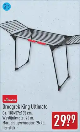 ALDI Vileda Droogrek King Ultimate aanbieding