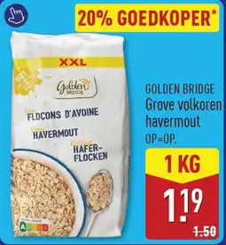 ALDI Golden Bridge Grove Volkoren Havermout aanbieding