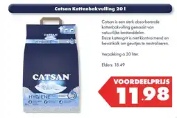 Huisdier Voordeelshop Catsan Kattenbakvulling 20 l aanbieding