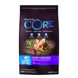 Pets Place Wellness Core Grain Free Large Breed Puppy - Hondenbrokken - Kip 2,75 kg aanbieding