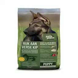 Pets Place Pets Place Naturals Puppy Large Breed - Hondenbrokken - Kip 5 kg aanbieding