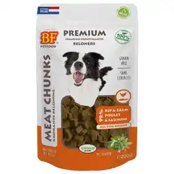 Pets Place BF Meat Chunks - Trainingssnacks - 100 g Kip&Zalm aanbieding