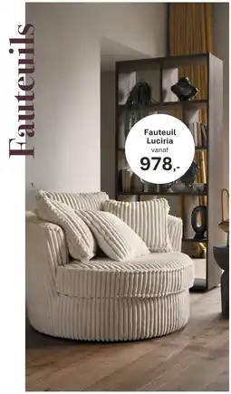 INHOUSE Fauteuil Luciria aanbieding