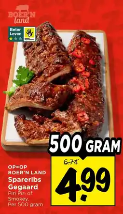 Vomar Voordeelmarkt Boer'n Land Spareribs aanbieding