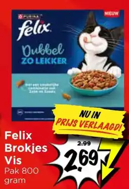 Vomar Voordeelmarkt Felix Brokjes Vis aanbieding