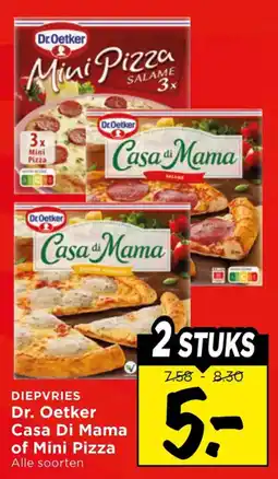 Vomar Voordeelmarkt Alle Dr. Oetker Casa Di Mama of Mini Pizza aanbieding