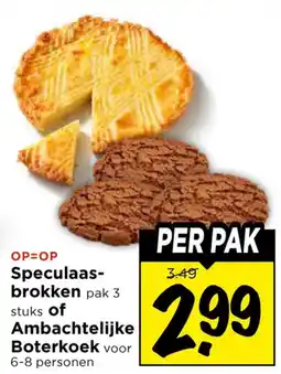 Vomar Voordeelmarkt Speculaasbrokken aanbieding