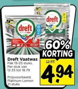 Vomar Voordeelmarkt Dreft Vaatwas aanbieding