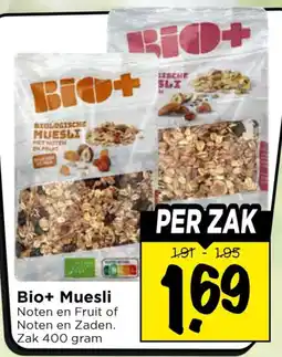 Vomar Voordeelmarkt Bio+ Muesli aanbieding
