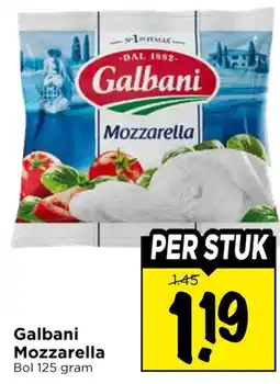 Vomar Voordeelmarkt Galbani Mozzarella aanbieding