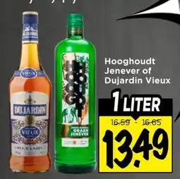 Vomar Voordeelmarkt Hooghoudt Jenever of Dujardin Vieux aanbieding