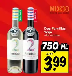 Vomar Voordeelmarkt Alle Dos Familias Wijn aanbieding