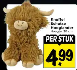 Vomar Voordeelmarkt Knuffel Schotse Hooglander aanbieding