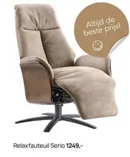 Pronto wonen Relaxfauteuil Serio aanbieding