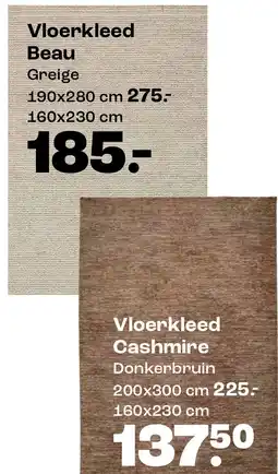 Kwantum Vloerkleed Beau aanbieding