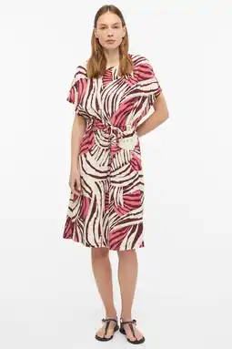 Wehkamp s.Oliver T-shirtjurk zomerjurk roze aanbieding