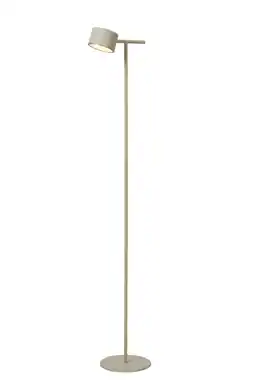 Wehkamp Lucide GIAN - Vloerlamp - LED Dimb. - 1x9W 2700K - Taupe aanbieding