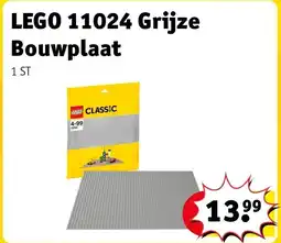 Kruidvat LEGO 11024 Grijze Bouwplaat aanbieding
