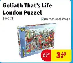 Kruidvat Goliath That's Life London Puzzel aanbieding