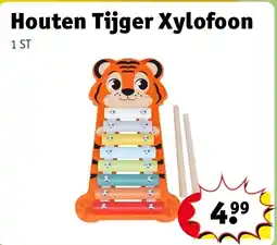 Kruidvat Houten Tijger Xylofoon aanbieding