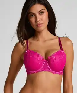 Hunkemoller Hunkemöller Voorgevormde beugel bh Peonie Roze aanbieding