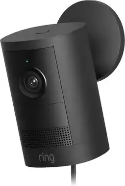 Coolblue Ring Outdoor Camera Stekker 2e Generatie Zwart aanbieding