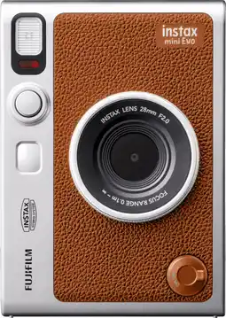 Coolblue Fujifilm Instax Mini EVO Bruin aanbieding