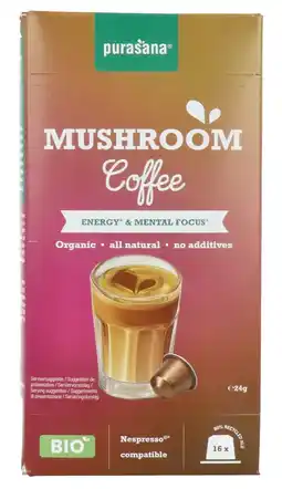De Online Drogist Purasana Mushroom Coffee Caps aanbieding