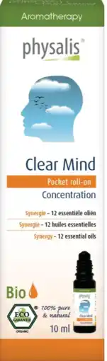 De Online Drogist Physalis Clear Mind Pocket Roll-On Concentration 10ML aanbieding