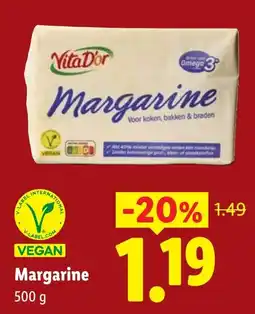 Lidl VitaDor Margarine aanbieding