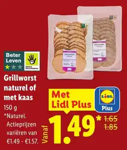 Lidl Grillworst aanbieding