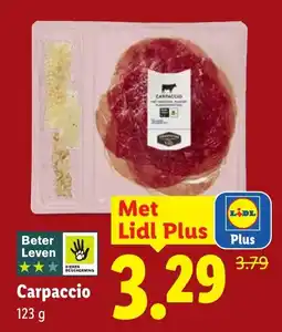 Lidl Carpaccio aanbieding