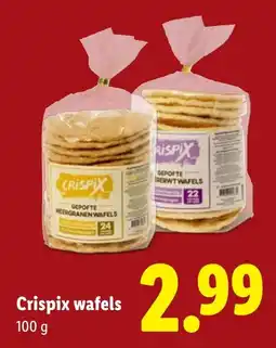 Lidl Crispix wafels aanbieding