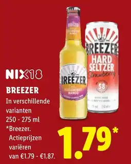 Lidl Breezer aanbieding