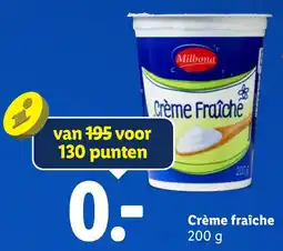 Lidl Crème Fraîche aanbieding