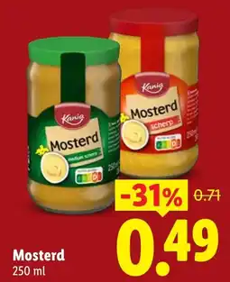 Lidl Kania Mosterd aanbieding