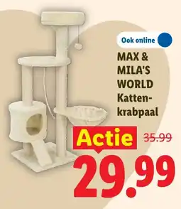 Lidl Max & Mila's World Kattenkrabpaal aanbieding