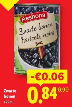 Lidl Zwarte bonen aanbieding