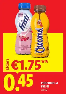 Lidl Chocomel of fristi aanbieding