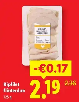 Lidl Kipfilet flinterdun aanbieding